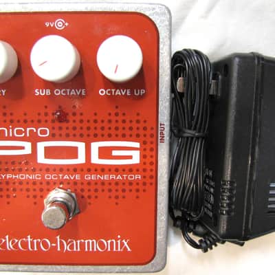 Used Electro-Harmonix EHX Micro Pog Polyphonic Octave Generator Effects Pedal image 1