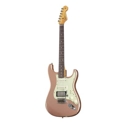 Fender LTD '59 Stratocaster HSS Relic RW Shell Pink Metallic #CZ585769 - Custom Electric Guitar image 7