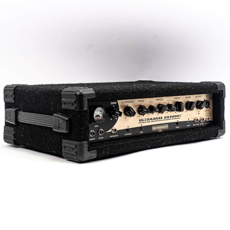 Behringer Ultrabass BX3000T 300W Bass Amp Head with Footswitch