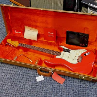 2026 Fender American Vintage II 1961 Stratocaster w/Case! Fiesta Red! VERY NICE!!! image 1