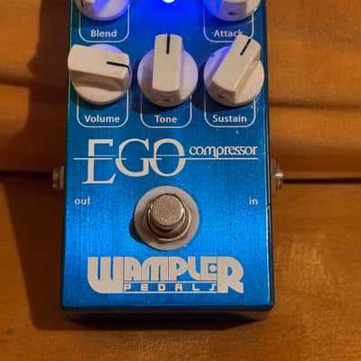 Wampler Ego Compressor V1 (Large Logo) 2010s - Blue image 1