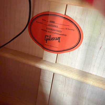 2023 Gibson Dove Original - Vintage Cherry Sunburst image 5