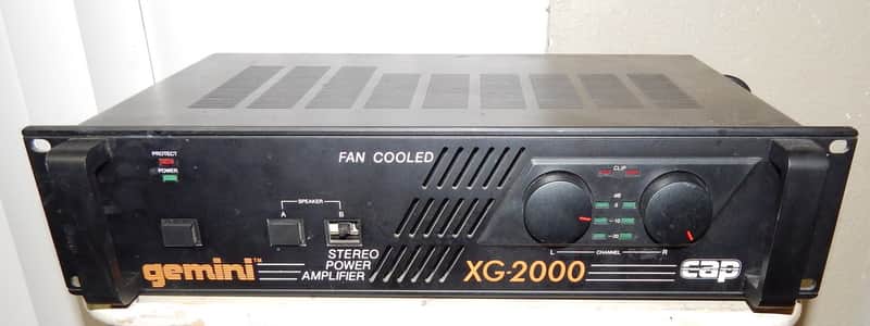 Gemini XG-2000 power amplifier image 1