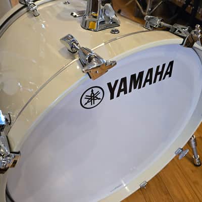 Drum Kits - Yamaha Absolute Hybrid Maple 14x22 9x13 15x16 Drum Kit (Polar White) image 6
