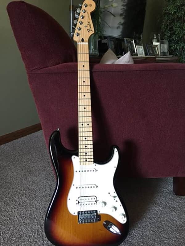 Fender 2014 MIM Stratocaster HSS 2014 Sunburst | Reverb