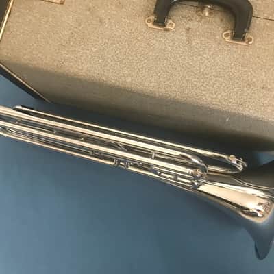 Getzen Single valve tenor bugle Mid ‘60’s - Silver / Chrome image 7