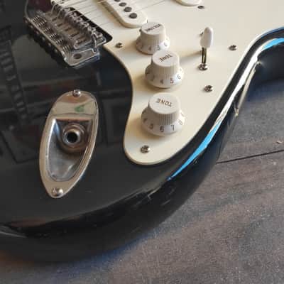 1976 Westminster Japan Stratocaster Matsumoku Electric Guitar (Black) image 2