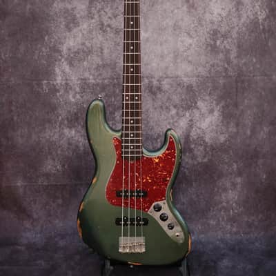 Byzantine J Bass 2026 - Nitro lacquer Sherwood green relic image 1
