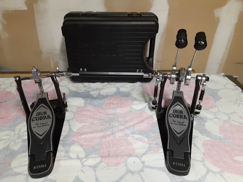 Tama HP900RWN Iron Cobra 900 Series Rolling Glide Double Bass Drum Pedal 2010s - Black/Chrome image 1