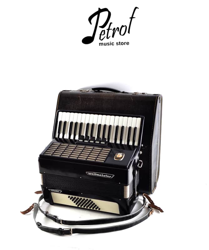 German Made Top Quality Accordion Weltmeister Stella - 48 bass, 5 registers + Original Hard Case & Straps included image 1
