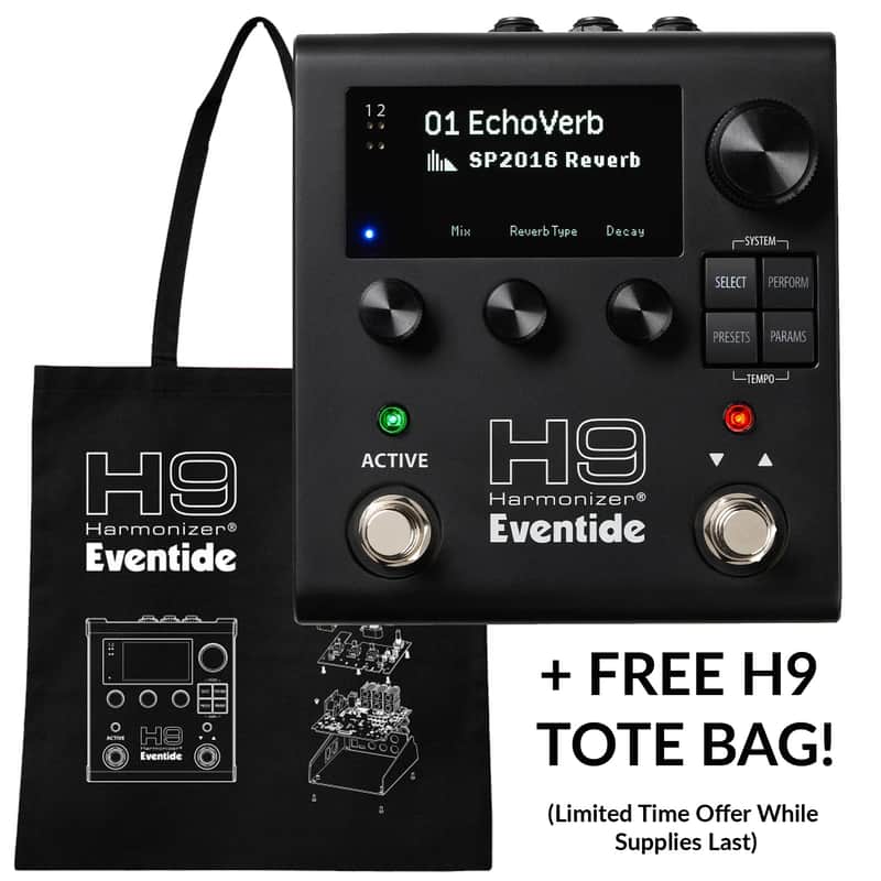 Eventide H9 Gen 2 Harmonizer and Multi-Effects Pedal w/FREE H9 Tote Bag!