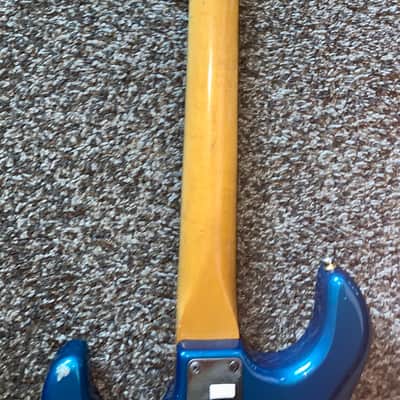 Vintage 1983 Kramer Pacer Blue burst electric guitar made in the usa image 14