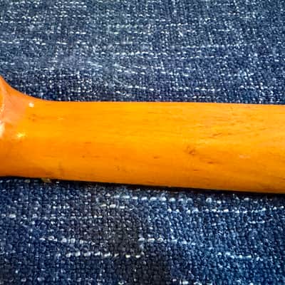Rare 1930s/40s European Parlour Guitar – Stunning Birdseye Maple – Diagonal Fretboard image 11