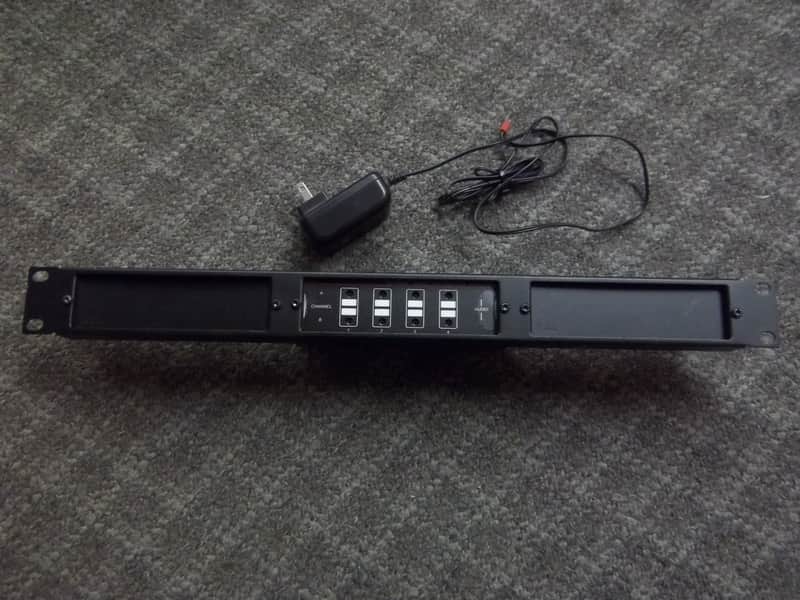 RDL RU-DA4D Audio Distribution Amplifier with Rack Mount image 1