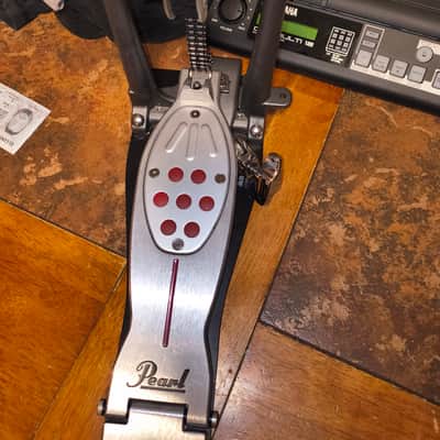 Pearl P2052C Eliminator Redline Chain-Drive Double Bass Drum Pedal 2010s - Silver / Black / Red image 5