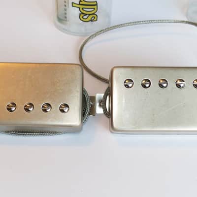 JM Jim Rolph humbuckers ’58 pretenders antique chrome set 7.6k 8.3k image 1