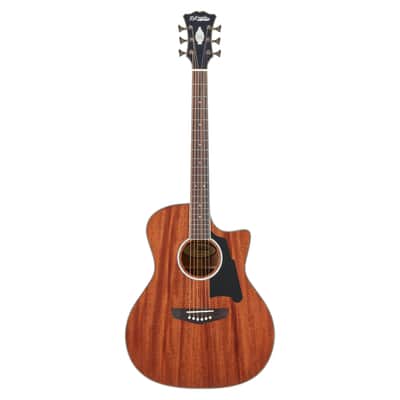 D'Angelico Excel Gramercy Grand Auditorium A/E Guitar - Natural Mahogany image 2