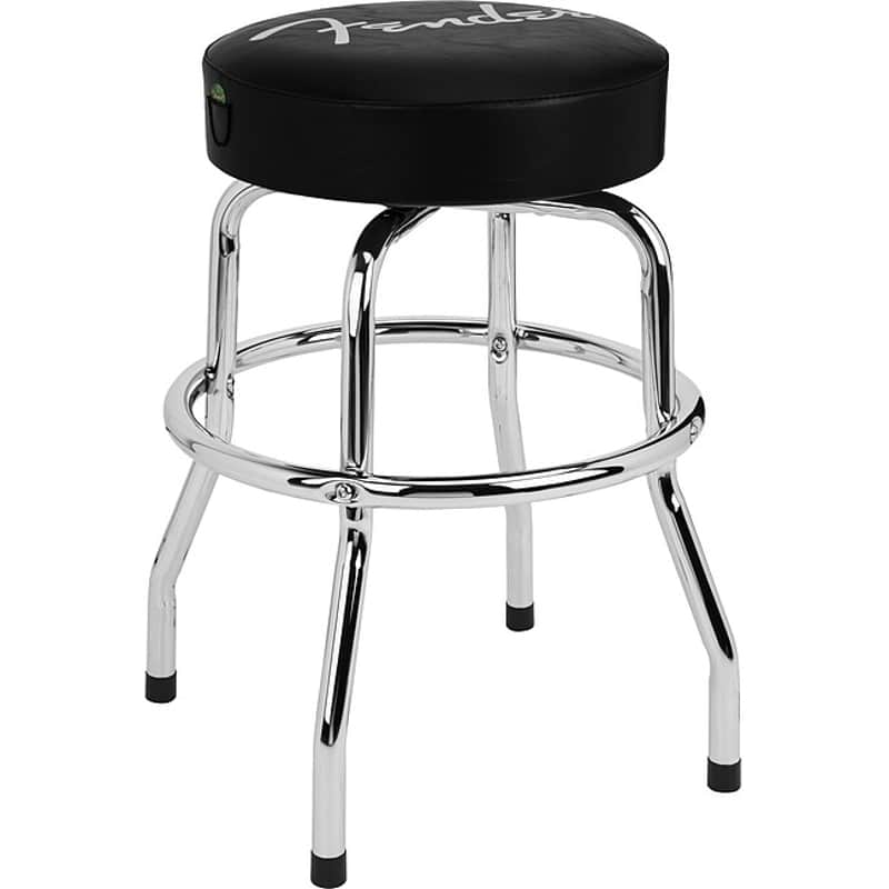FENDER Barstool Short 24 Spaghetti Logo Pick Pouch Barhocker (60cm hoch) image 1