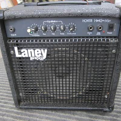 Laney HCM-15B Bass Amp, Compression 8" Speaker, Nice Quality/Condition, 15 Watts, Built Black Bild 1