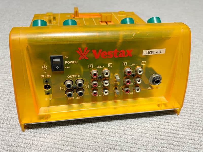 Vestax PMC-005A MKⅡ スケルトン DJミキサー ベスタクス Vestax PMC-005A mk2 スケルトンDJミキサー オレンジ 限定色 【公式通販】