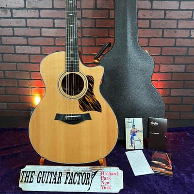 Taylor 314ce Grand Auditorium Acoustic Electric Guitar Natural w/ Hard Case - Mint Store Demo w/ Hard Case image 11