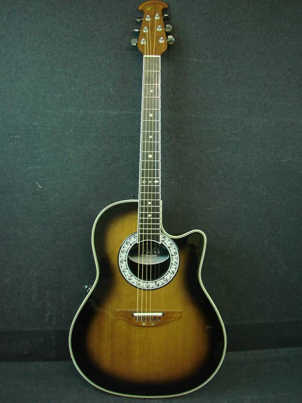 ovation オベーション ウルトラ ultra series 1528 Ultra Series by Ovation Model 1528 Acoustic/Electric Shallow Back
