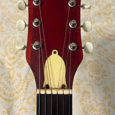 Silvertone 1410 wishbone 1963 - Red stain image 6