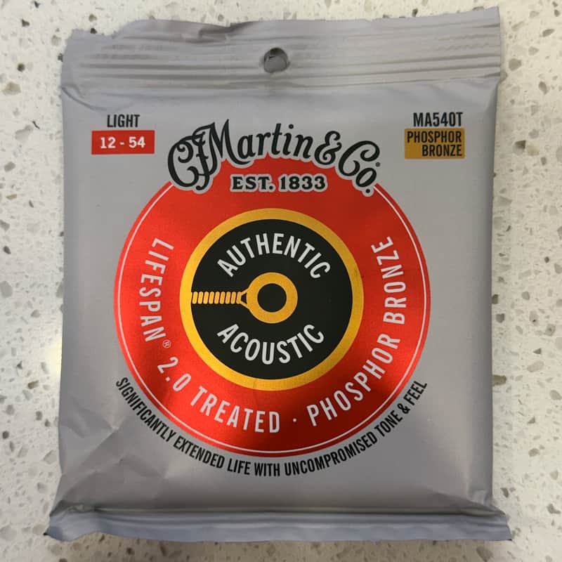 Martin Authentic Lifespan SP Phosphor Bronze Acoustic Strings - 12-54 image 1