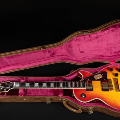 2013 Gibson Custom Shop Les Paul Custom - Heritage Cherry Sunburst | USA Long Neck Tenon 490R / 498T Humbucker Pickups 4.4kg | CoA OHSC image 24