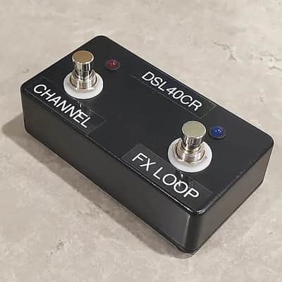 Custom 2-Button Red/Blue LED Footswitch for Marshall DSL40CR DSL100HR DSL20CR DSL20HR (No TRS Cable) - PEDL-90012 image 2