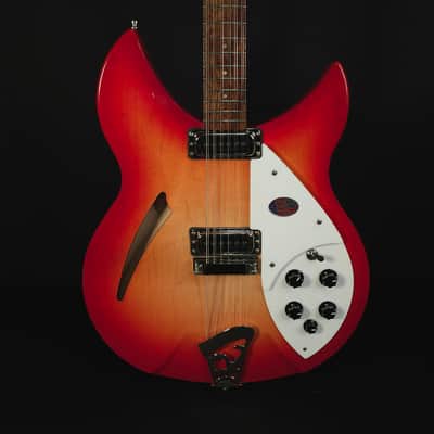 Rickenbacker 330/12 String Hollow Guitar Fireglo With Hard Shell Case image 3