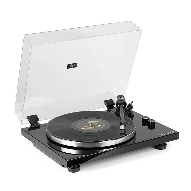Audizio Toledo Premium Record Player Black image 1