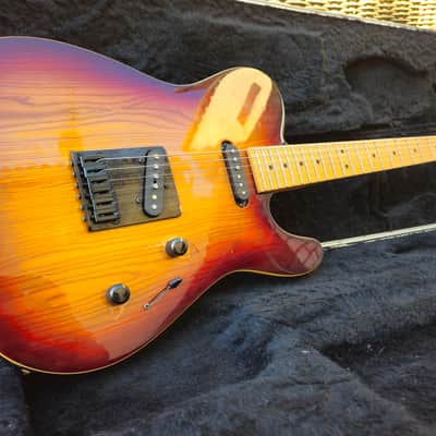 Charvel The Legend / Model 7 SS with Maple Fretboard 1986 - 1989 - Sunburst image 2