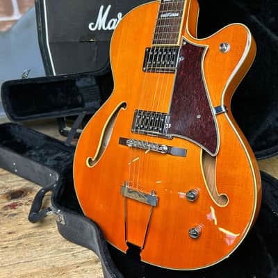 Peerless Electra Orange 2007 Hollow Body Electric Guitar image 15