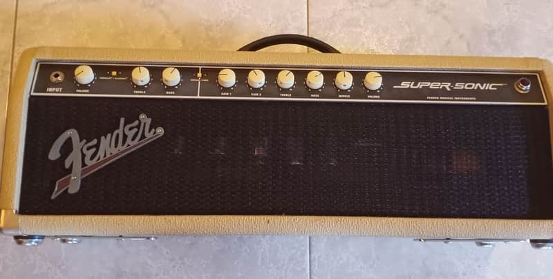 Fender Super-Sonic Head 2-Channel 60-Watt Guitar Amp Head - Blonde image 1