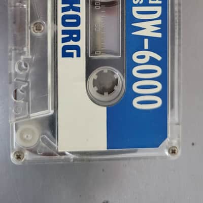 KORG DW-6000 PreLoad Programs Cassette Tape (Original Korg Patch Tape)