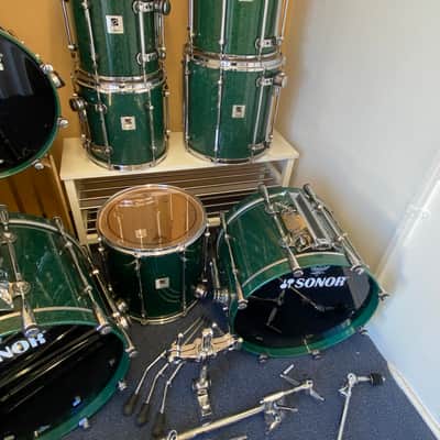 Sonor Designer Maple Lite 90’s Green 10 piece image 6