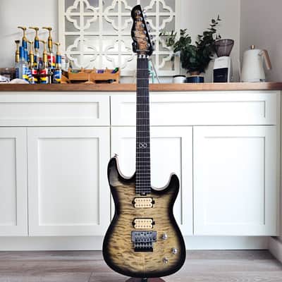 First-Run Chapman ML-1 "NORSEMAN" Hot-Rodded Super-Strat w/ DiMarzio Pickups, Floyd Rose trem, Deluxe Gig Bag & More! MIK image 17