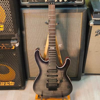 Ibanez KIKO10BP-TGB Premium Kiko Loureiro Signature with Rosewood Fretboard 2021 Transparent Gray Burst image 19