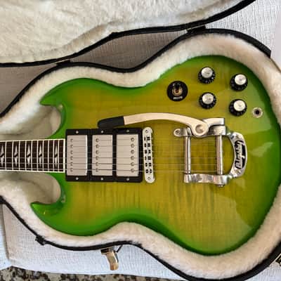 Gibson SG Deluxe 2013 - Lime Burst image 2
