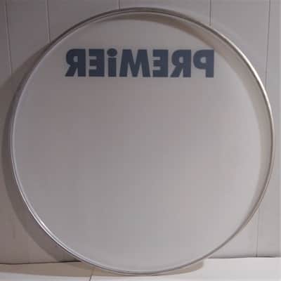 26" Premier Bass Drumhead / White image 2