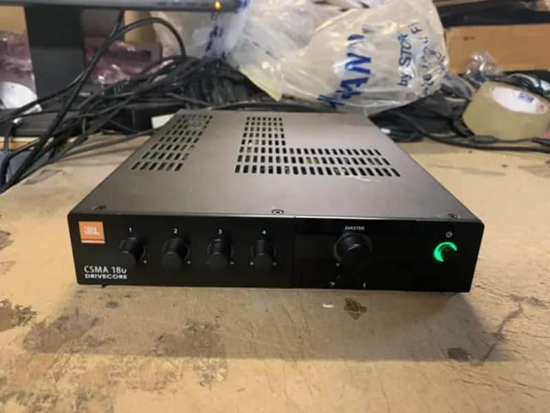 JBL CSMA 180 Drivecore 4-Input Commercial Series Mixer / Amplifier **Super-Clean! -In-box! image 1