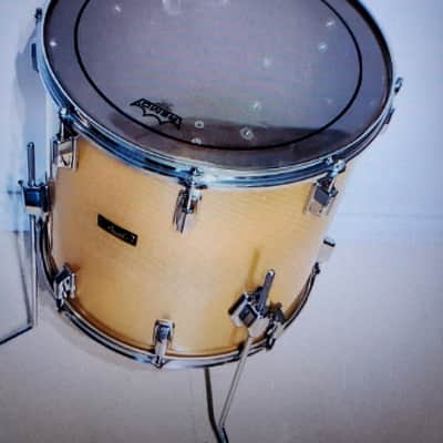 3PC VTG 1970's PEARL Drum Kit 22",16",13" Gold Satin "Phenolic" Drum Kit - Gorgeous Clean A+ image 12