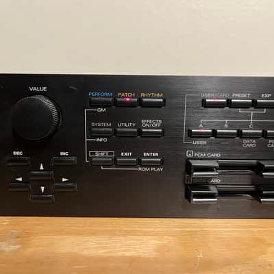 Roland JV-1080 64-Voice Synthesizer Module 1994 - 2001 - Black image 3