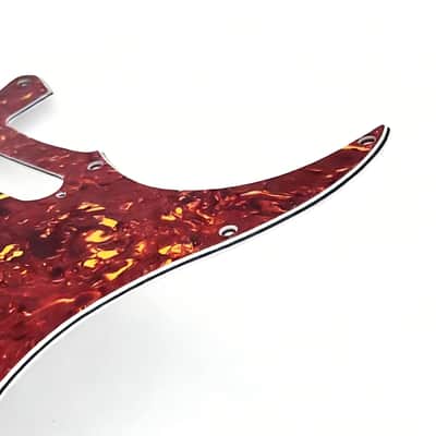 Electric Guitar Standard Stratocaster SSH Pickguard Start Pickguard Scratch Plate for Fender USA/Mexican Model Style 11-Hole (Reddish Brown Tortoise Shell) image 2
