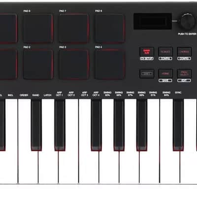 Akai Professional MPK Mini Plus – 37-Key MIDI Keyboard Controller with Drum Pads & DAW Integration
