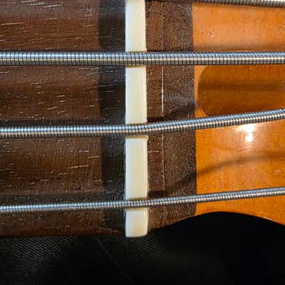 SX Vintage Series SJB-62 Short Scale Jazz Bass - 3-tone Sunburst image 7
