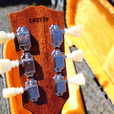 Gibson '64 ES-335 Figured Reissue Gloss Sunrise Tea burst 2024 - Sunrise Tea burst image 4