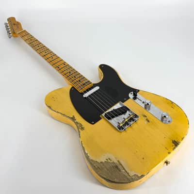 2019 Fender Custom Shop ’52 Heavy Relic Telecaster – Butterscotch Blonde image 13