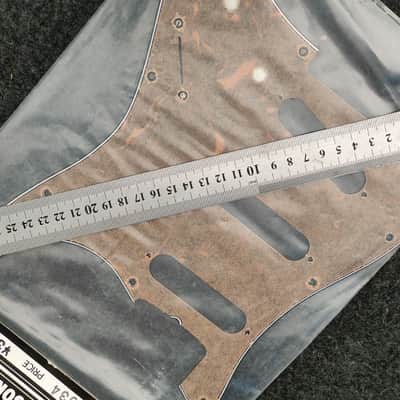1980's Tokai Japan NOS S-034 Stratocaster Pickguard (3-Ply Brown Celluloid) image 8